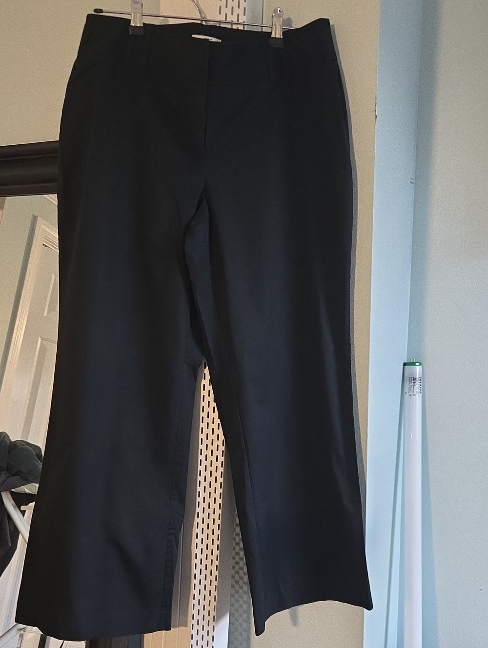 LOFT Black Wide Leg Dress Pants
